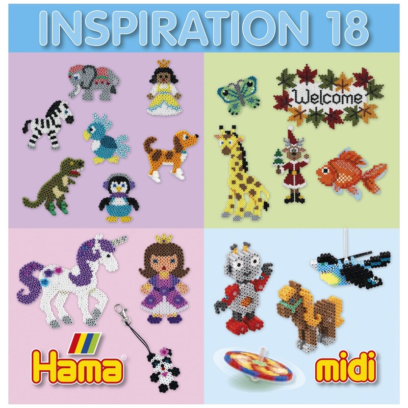 Hama - carte cu modele colorate midi, inspiratii 18