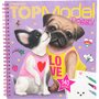 Depesche - Carte de colorat Create your Doggy Top Model - 1
