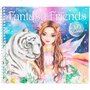 Carte de colorat cu stickere Create Your Fantasy Friends Depesche PT11164 - 1