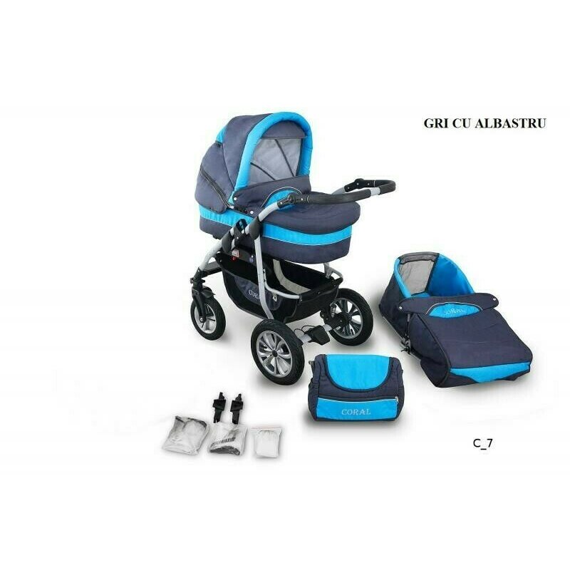 Kerttu - carucior 2 in 1 coral