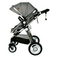 BUF BOOF - Carucior 2 in 1 S-18  reversibil  0-36 luni  Grey