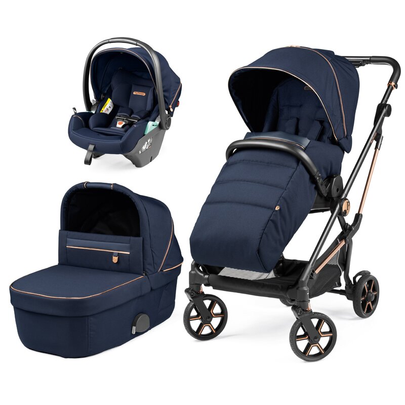 Peg perego – Carucior 3 in 1 Vivace, Lounge, Pagoda, 0 – 22 kg, Blue Shine Articole