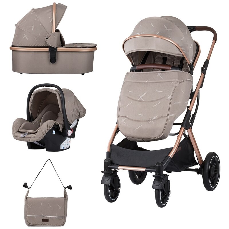 Chipolino - carucior zara 3 in 1 humus
