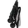 Carucior gemeni, Twin, Cadru din aluminiu, Spatar reglabil, Pliere compacta, Conform cu standardul european de securitate EN 1888-1:2018, FreeON, Grey - 3