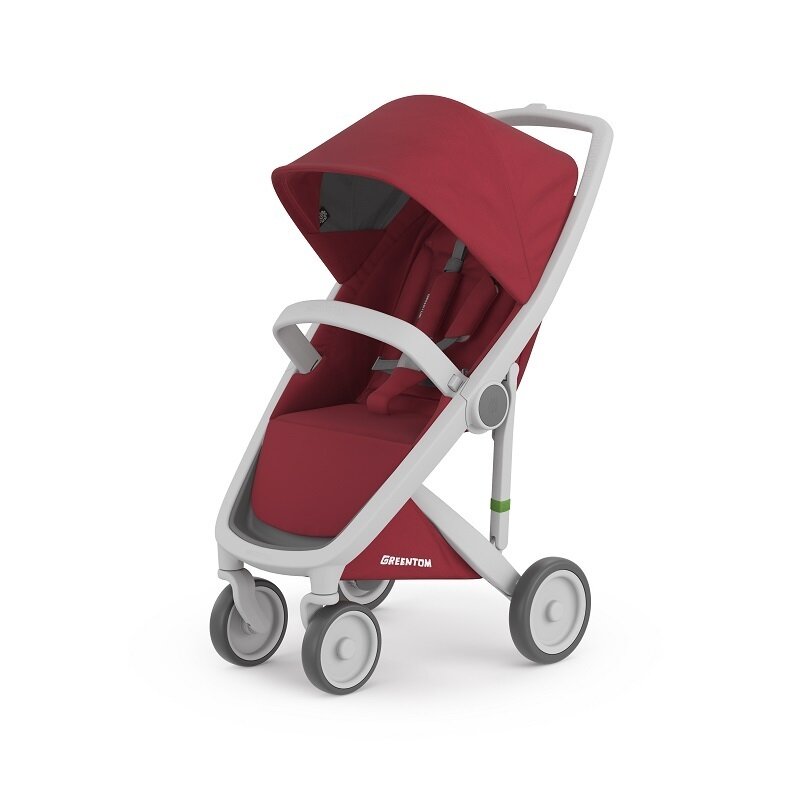 Greentom - carucior, , classic upp, 100% ecologic, grey cherry
