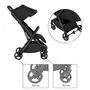 Carucior sport, Petite&Mars, Flip, Pliere compacta cu o mana, Spatar reglabil pana la pozitie de somn, Suport picioare reglabil, Copertina extensibila cu protectie UPF50+, Pana la 22 kg, 0 luni+, Negru - 14