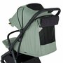 Carucior sport, Petite&Mars, Flip, Pliere compacta cu o mana, Spatar reglabil pana la pozitie de somn, Suport picioare reglabil, Copertina extensibila cu protectie UPF50+, Pana la 22 kg, 0 luni+, Verde Matcha - 9