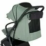 Carucior sport, Petite&Mars, Flip, Pliere compacta cu o mana, Spatar reglabil pana la pozitie de somn, Suport picioare reglabil, Copertina extensibila cu protectie UPF50+, Pana la 22 kg, 0 luni+, Verde Matcha - 9