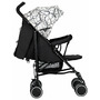 Carucior sport, Simple, Spatar si suport picioare reglabile, Capotina cu fereastra, Conform cu standardele de siguranta EN 1888-1:2018 si A1:2022, FreeON, Black/White - 3