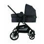 Carucior transformabil 3 in 1, Trio Easy, Cu parte sport transformabila in landou, scoica auto, husa picioare, husa ploaie, suport pahar, geanta mamici si accesorii, Conform cu standardele europene de securitate EN 1888:2018 si ECE R44/04, FreeON, Black - 3
