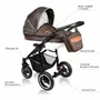 Carucior VESSANTI Crooner 2 in 1 - Brown - 4