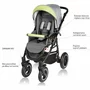Carucior VESSANTI Crooner 2 in 1 - Green/Gray - 6