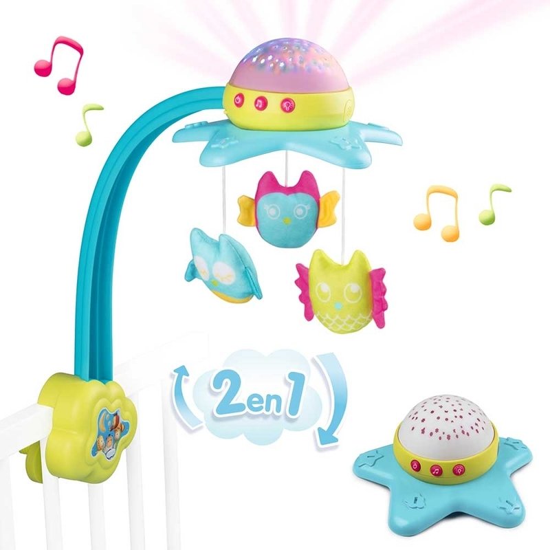 Smoby - Carusel muzical Cotoons Star 2 in 1