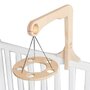 Carusel Montessori din lemn pentru patut bebelusi, Mobbli - 1