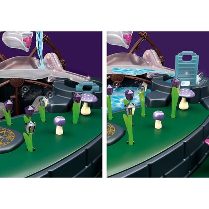 Playmobil - Set de constructie Cascada energiei magice , Ayuma