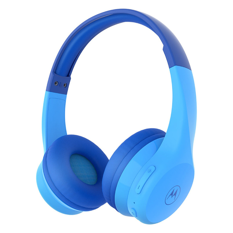 Casti audio wireless pentru copii motorola moto jr300 blue
