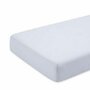KidsDecor - Cearceaf cu elastic Pentru pat tineret din Bumbac, 160x80 cm, Alb - 2