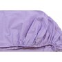KidsDecor - Cearceaf cu elastic Pentru pat tineret din Bumbac, 200x160 cm, Violet - 2
