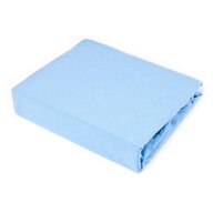Sensillo - Cearceaf cu elastic,  Jersey, din Bumbac, 120x60 cm, Albastru