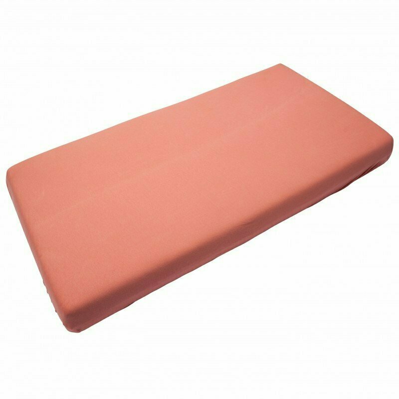 Timboo - Cearceaf cu elastic Apricot Blush din Bambus, 140x70 cm