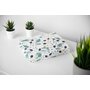 Sensillo - Cearceaf cu elastic Plush Karo , Animale,  Imprimat, din Bumbac, 120x60 cm - 13