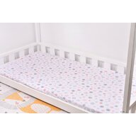 Confort family - Cearsaf pat bumbac 100% model ghemotoace 90x200x10 cm