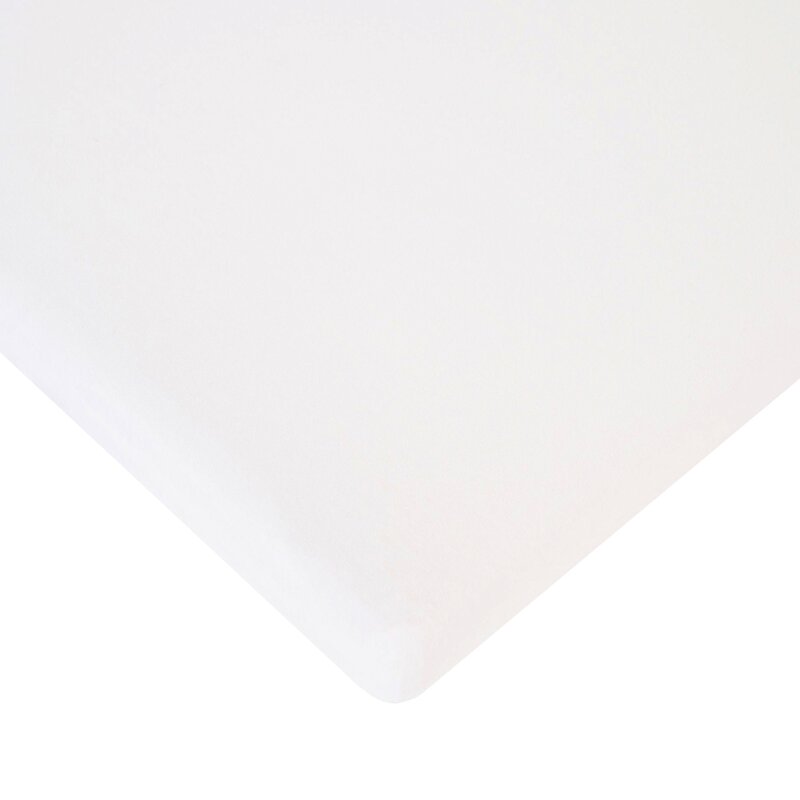 Childhome - cearsaf saltea 70x140 cm , bumbac organic alb