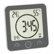 Tfa - Accesoriu Ceas digital cu timer si termohigrometru Pentru bucatarie si baie