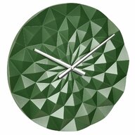 Tfa - Ceas geometric de precizie, analog, de perete, creat de designer, model DIAMOND, verde metalic,  60.3063.04