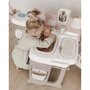 Smoby - Centru de ingrijire pentru papusi  Baby Nurse Doll`s Play Center maro cu 23 accesorii - 8