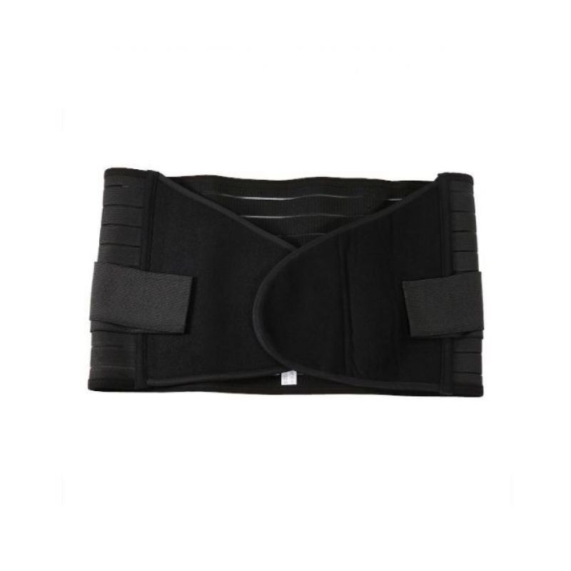 Rose girl - centura abdominala postnatala dublu reglabila lisa, black