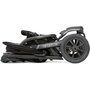 Chicco - Carucior compact 3 in 1 Active 3, Cu landou intarit si salteluta moale, Scoica auto cu baza, Maner ajustabil, Husa de ploaie, Pana la 15 kg, Negru - 14