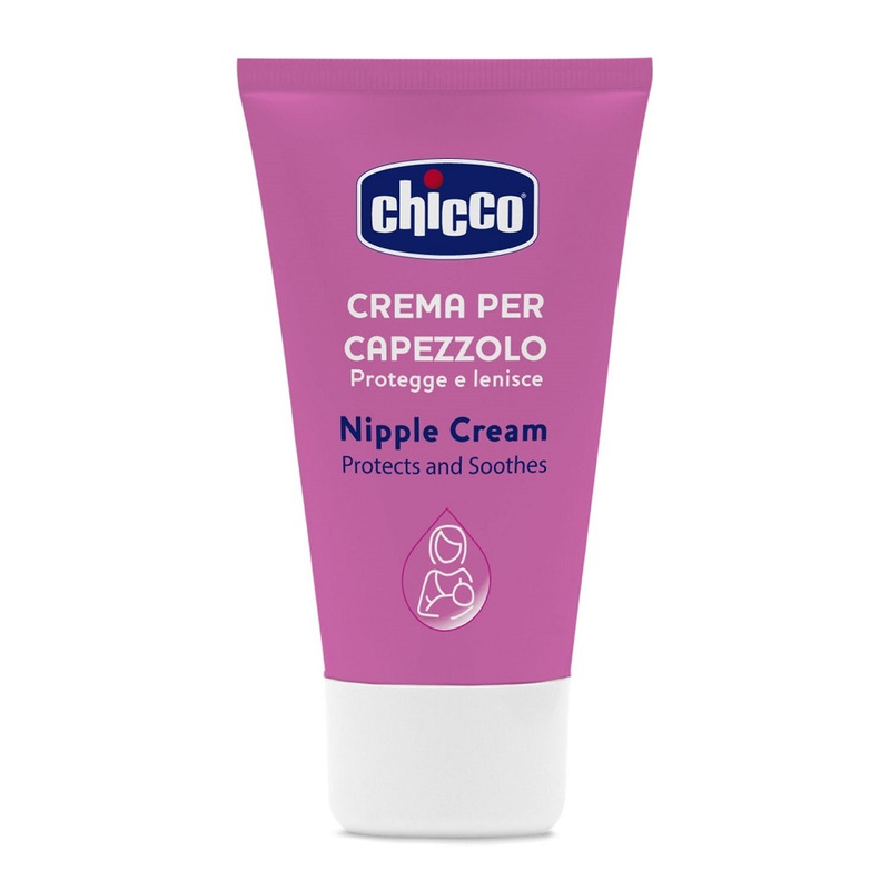 Chicco - Crema pentru mameloane, Pentru hidratare si elasticitate, Cu efect calmant, Contine ulei de migdale, unt de shea si ceramide, 30 ml