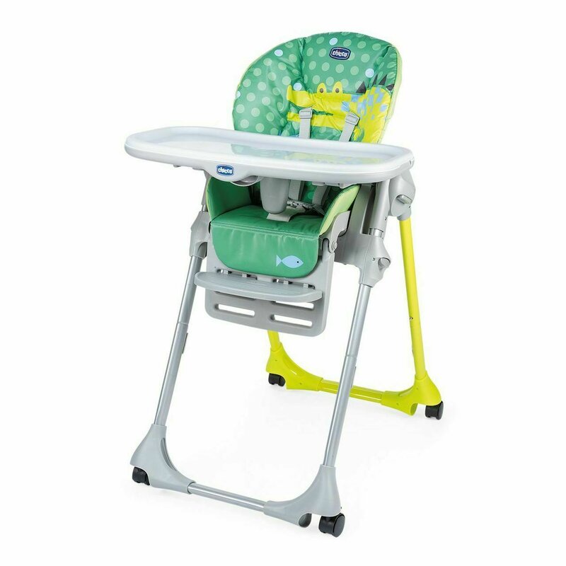Chicco - scaun de masa polly easy, cu spatar ajustabil in 3 pozitii, reglabil in 7 pozitii pe inaltime, 6 luni+, verde