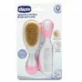 Set pieptan si perie, Chicco, Par natural, Roz - 1