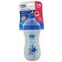 Chicco - Sticla termica pentru copii, Cu elemente fosforescente, 266 ml, 12 luni+, Albastru - 6