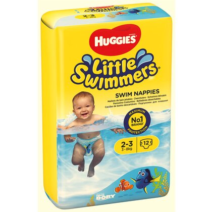 Huggies - Dory Little Swimmers (nr 2-3) 12 buc, 3-8 kg