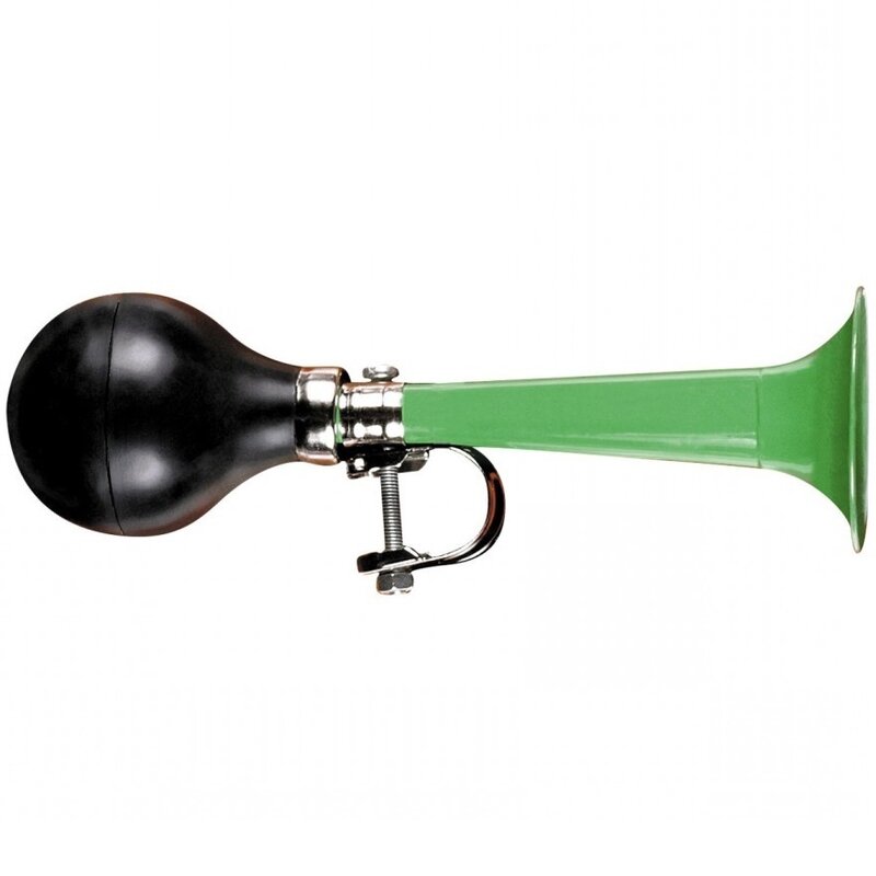 Up int'l - claxon mini-trompeta bike fun, verde