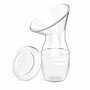 Colector lapte matern, BabyOno, Silicon 100% fara BPA, 90 ml, Ergonomic, Cu capac, 0 luni+ - 1