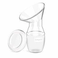 Colector lapte matern, BabyOno, Silicon 100% fara BPA, 90 ml, Ergonomic, Cu capac, 0 luni+