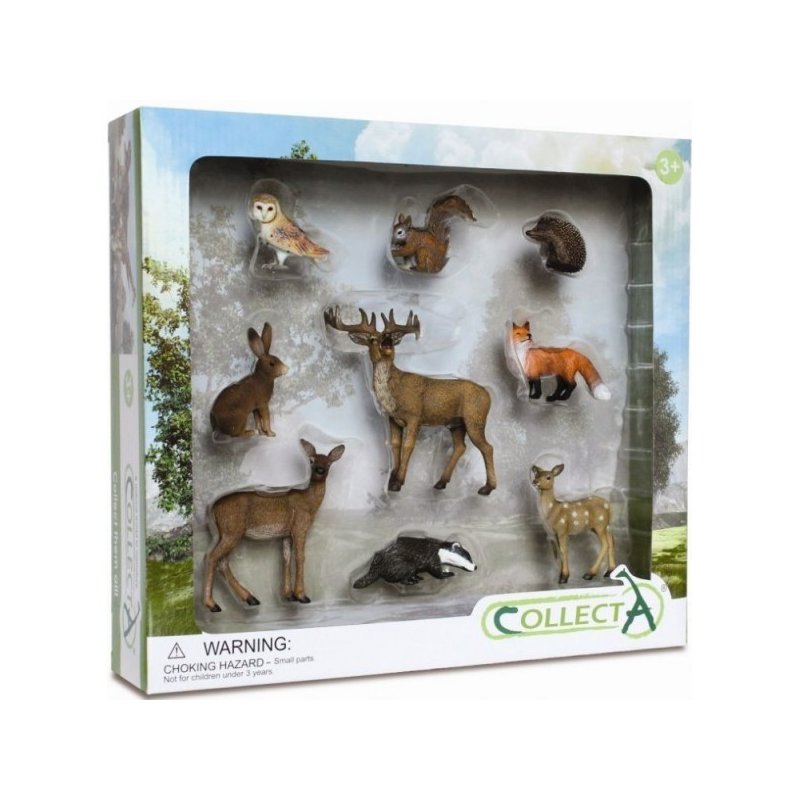 Collecta - Set 9 Figurine Animale De Padure