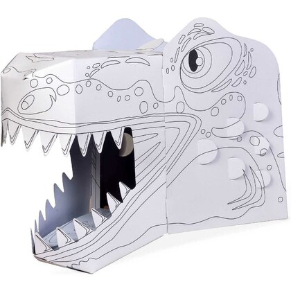 Fiesta Crafts - Set creativ Coloreaza-ti propria Masca 3D T-Rex