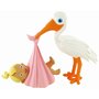 Figurina Comansi - Moments-Stork with Baby Girl - 1