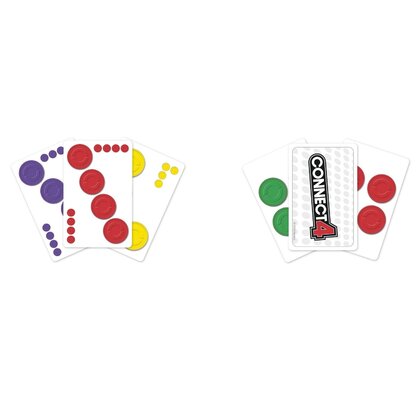 Hasbro - Joc de societate Connect 4 Clasic,  In limba romana, Cu carti