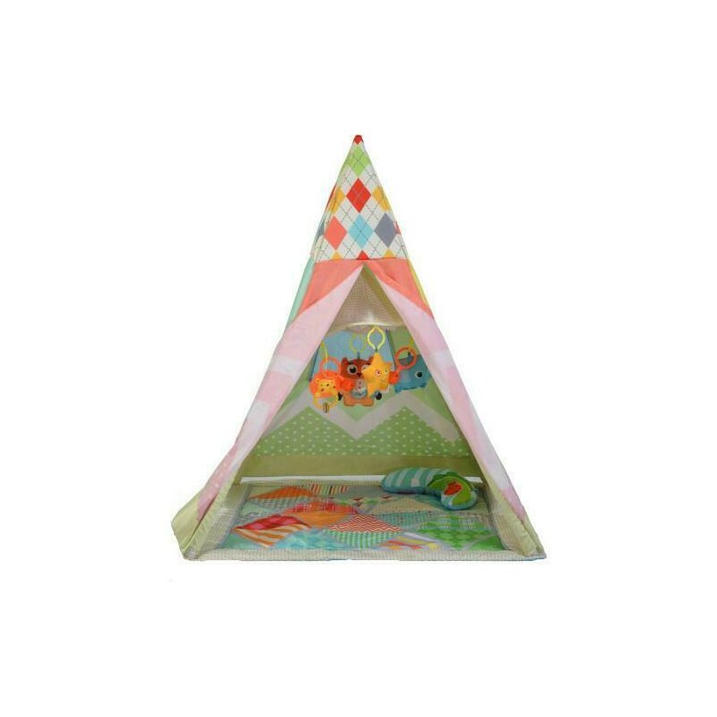Cangaroo - cort de joaca cu salteluta baby tipi