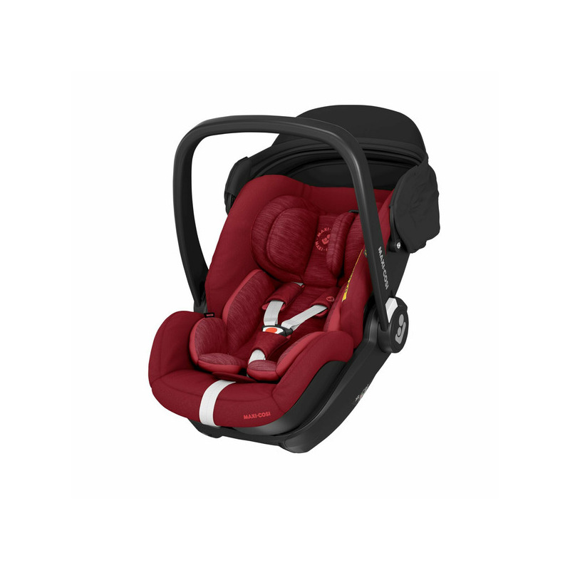 Cos auto i-size marble maxi-cosi (baza inclusa) essential red