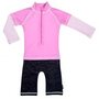 Costum de baie Pink Ocean marime 62- 68 protectie UV Swimpy - 1