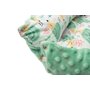 Sensillo - Suport de dormit Cosulet cuib Minky , Arici, din Bumbac, 70x30 cm, Verde - 8