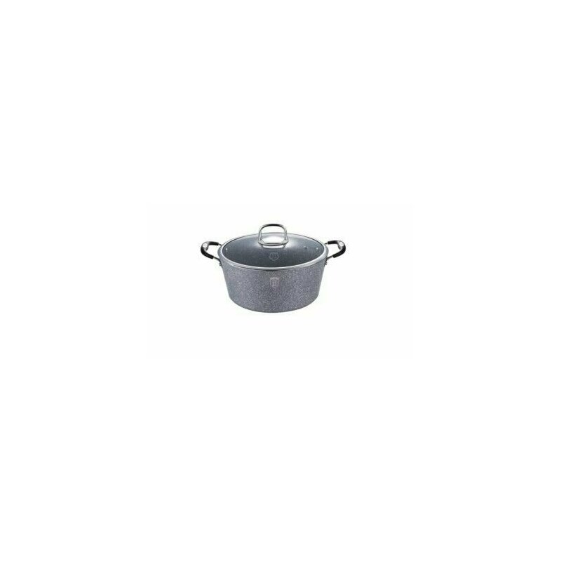 Berlinger haus - cratita cu capac 24 cm, 4.1 litri, stone touch line, , bh 1152