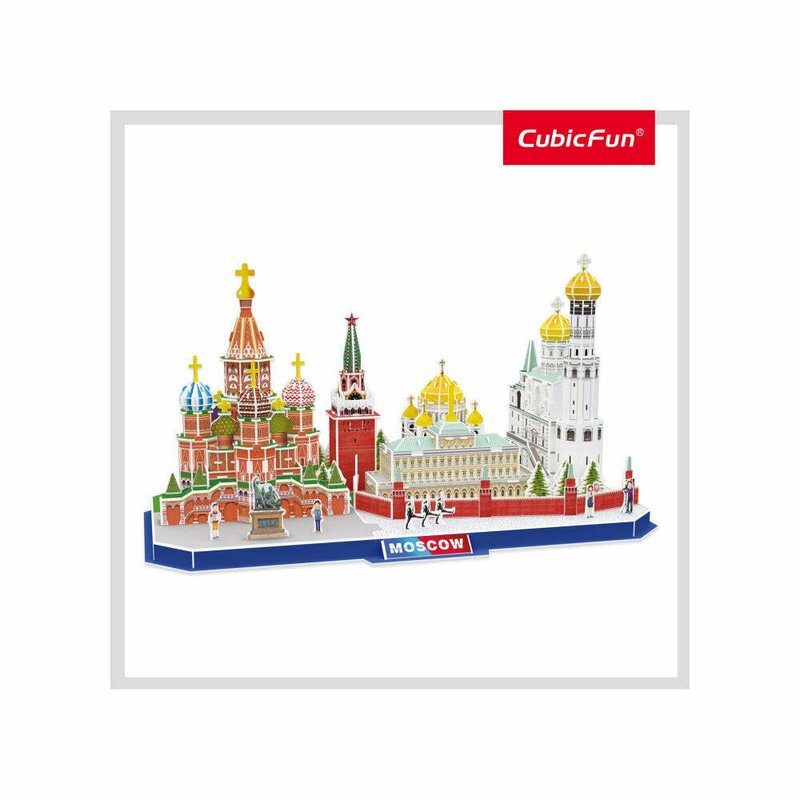 Cubic fun - puzzle 3d moscova 204 piese